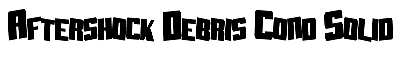 Download Aftershock Debris CondSolid