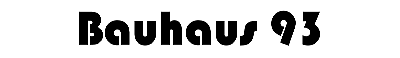 Download Bauhaus 93