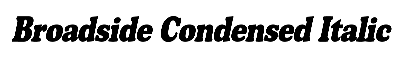 Download Broadside-Condensed Italic