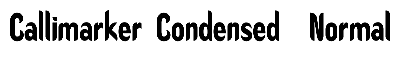 Download Callimarker-Condensed  Normal