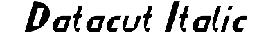 Download Datacut Italic