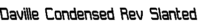 Download Daville Condensed Rev Slanted