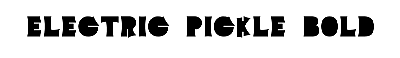 Download Electric Pickle Bold