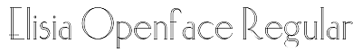 Download ElisiaOpenface Regular