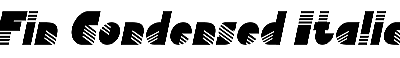 Download Fin-Condensed Italic