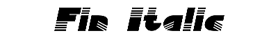 Download Fin  Italic