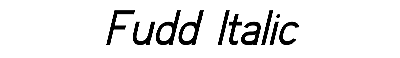 Download Fudd Italic