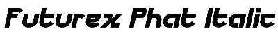 Download Futurex Phat Italic