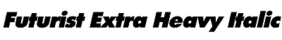 Download FuturistExtraHeavy Italic