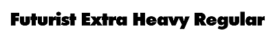 Download Futurist ExtraHeavy Regular