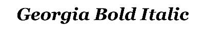 Download Georgia Bold Italic