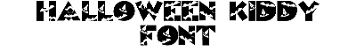 Download HalloweenKiddyFont