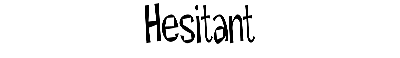 Download Hesitant