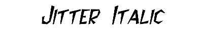 Download Jitter  Italic