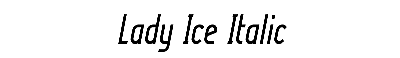 Download Lady Ice Italic