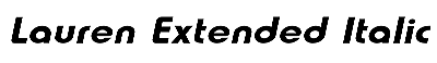 Download Lauren-Extended Italic