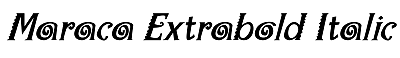 Download Maraca Extrabold Italic