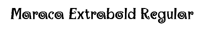 Download Maraca Extrabold Regular