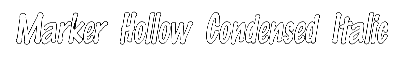 Download Marker-Hollow-Condensed Italic