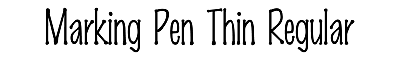 Download MarkingPen-Thin Regular