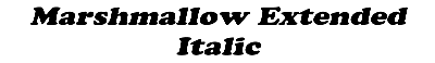 Download Marshmallow-Extended Italic