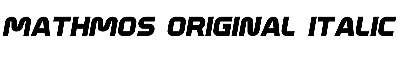 Download Mathmos Original Italic