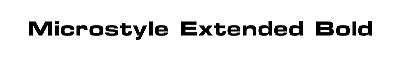 Download Microstyle Extended Bold