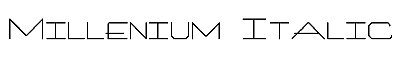 Download Millenium  Italic