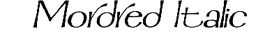 Download Mordred Italic