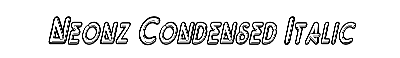 Download Neonz-Condensed Italic