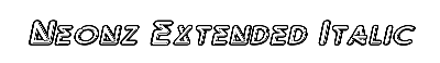 Download Neonz-Extended Italic