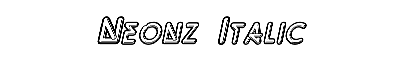 Download Neonz  Italic