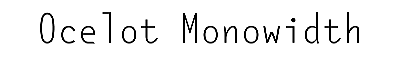 Download Ocelot Monowidth