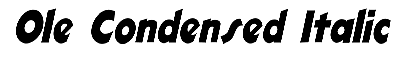 Download Ole-Condensed Italic