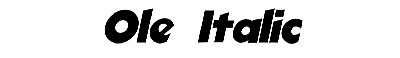 Download Ole  Italic