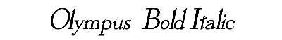 Download Olympus  Bold Italic