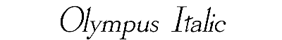 Download Olympus  Italic