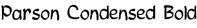 Download Parson-Condensed Bold