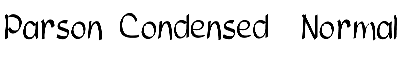 Download Parson-Condensed  Normal