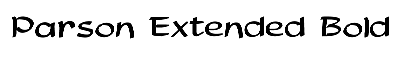 Download Parson-Extended Bold