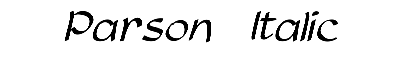 Download Parson  Italic