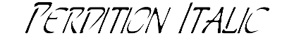 Download Perdition Italic