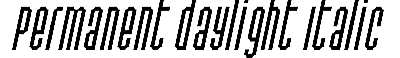 Download Permanent daylight Italic