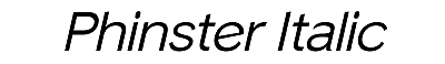 Download Phinster Italic