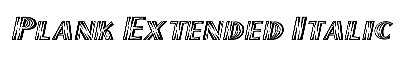 Download Plank-Extended Italic