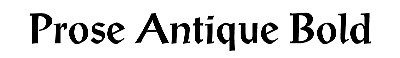Download ProseAntique Bold