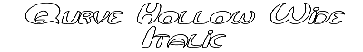 Download Qurve Hollow Wide Italic