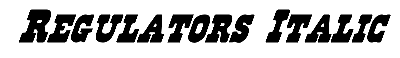 Download Regulators Italic