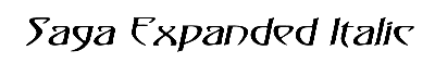 Download Saga-Expanded Italic