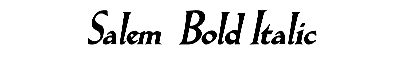 Download Salem  Bold Italic